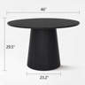 George Oliver 46" Round Pedestal Dining Table & Reviews | Wayfair